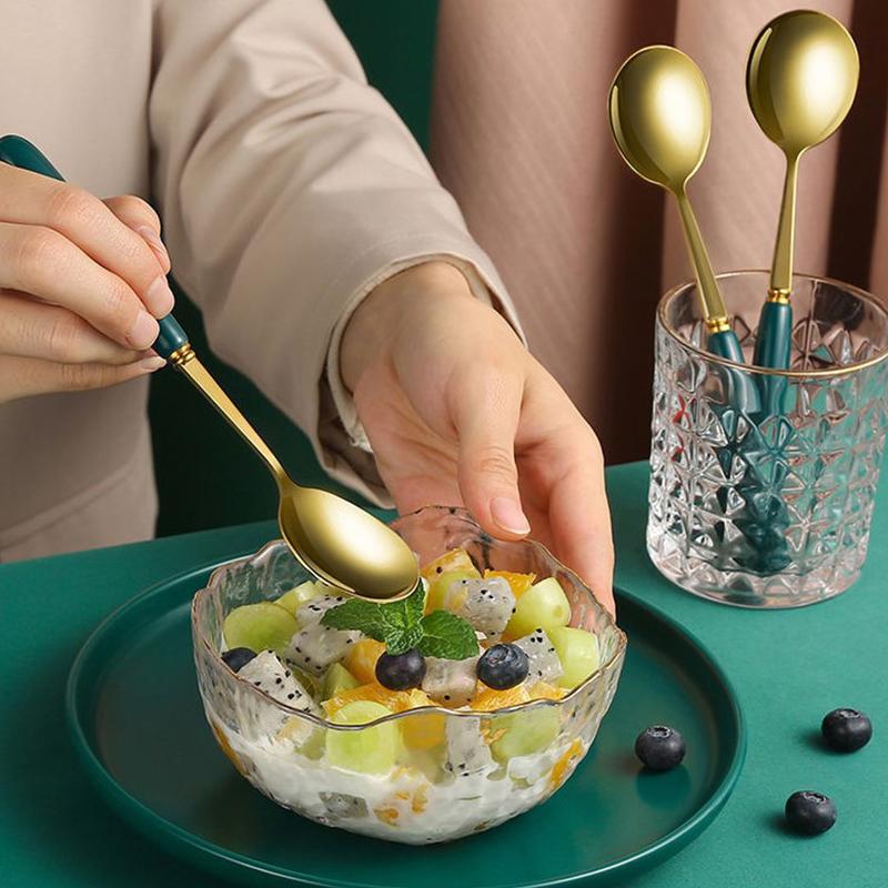 Retro Niedlicher Cartoon Multifunktionaler Schaufellöffel Schulgeschenke Edelstahl Schaufellöffel für Zuhause Kreative Verdickung Schönes Dessert Kuchen Zubehör