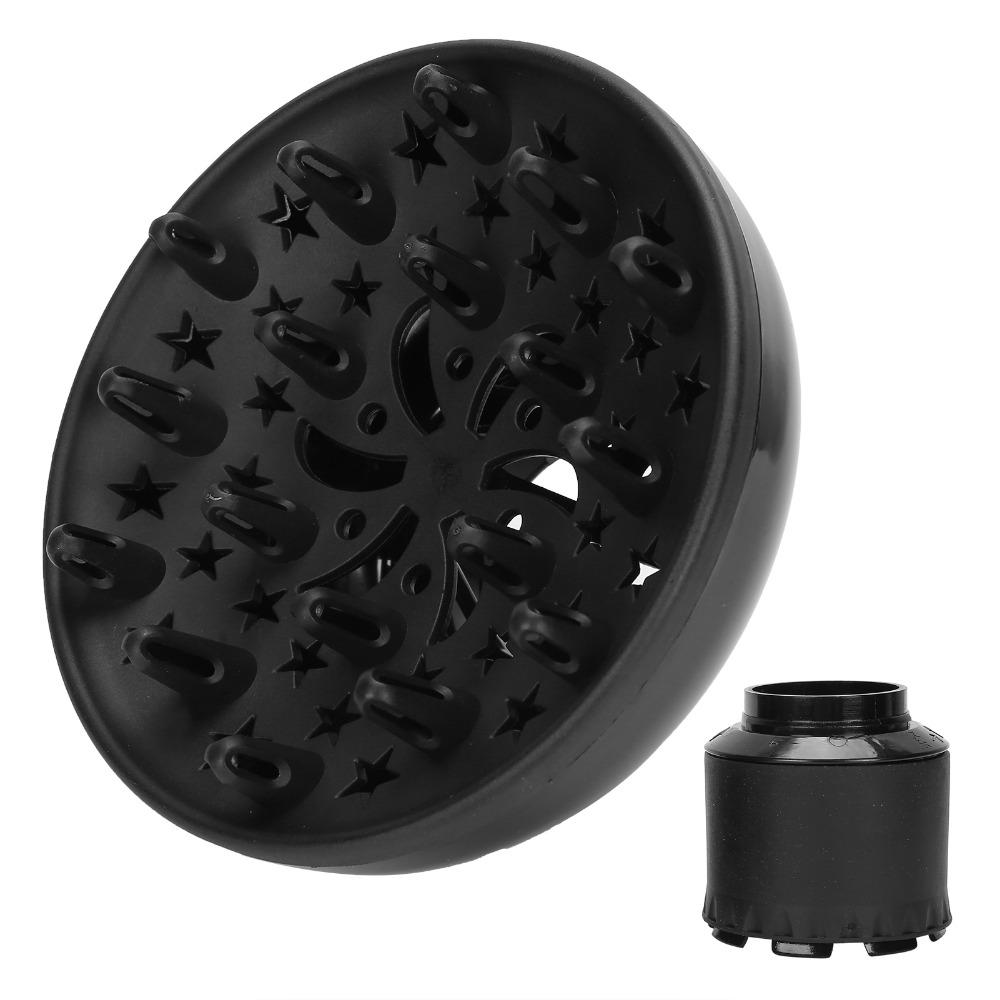 Adjustable Airflow Blow Dryer Diffuser Black Color Universal Diffuser Attachment Home Use