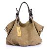 Women Canvas Messenger Bags Female Crossbody Bags Solid Shoulder Bag Fashion Casual Designer Female Handbag Large Capacity Tote