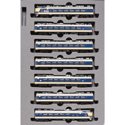 KATO N Gauge 581 Series Slit Typhoon 7-Car Basic Set 10-1717 Model Train