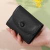 PU kůže Držák na karty Zipová mini peněženka na mince Měkká dámská peněženka Doplňky do auta