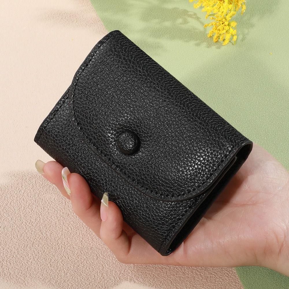 Zipper Women's Wallet Pu Leather Mini Coin Purse Unique Card Holder  Gift