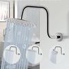 Shower Head Extension Arm 13inch Rise Gooseneck Risers Installs Shower Arm