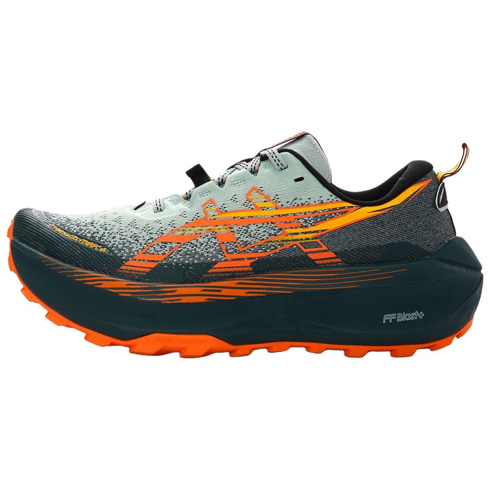 Asics Trabuco Max 4 Cold Moss Nova Orange Men Sneakers Green 1011B976-400