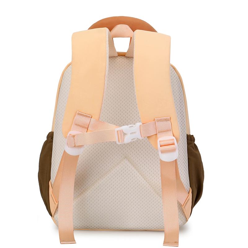 Children's Cartoon Color Block Small Backpack Kindergarten Schoolbag