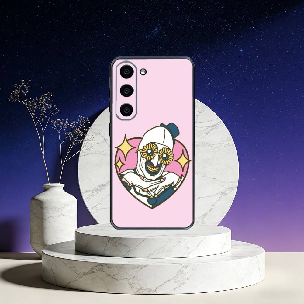 

Art the Clown horror T-Terrifi Phone Case For Samsung Galaxy A73,A72,A71,A70,A53,A52,A51,Others Soft Black Cover Samsung a71 5g