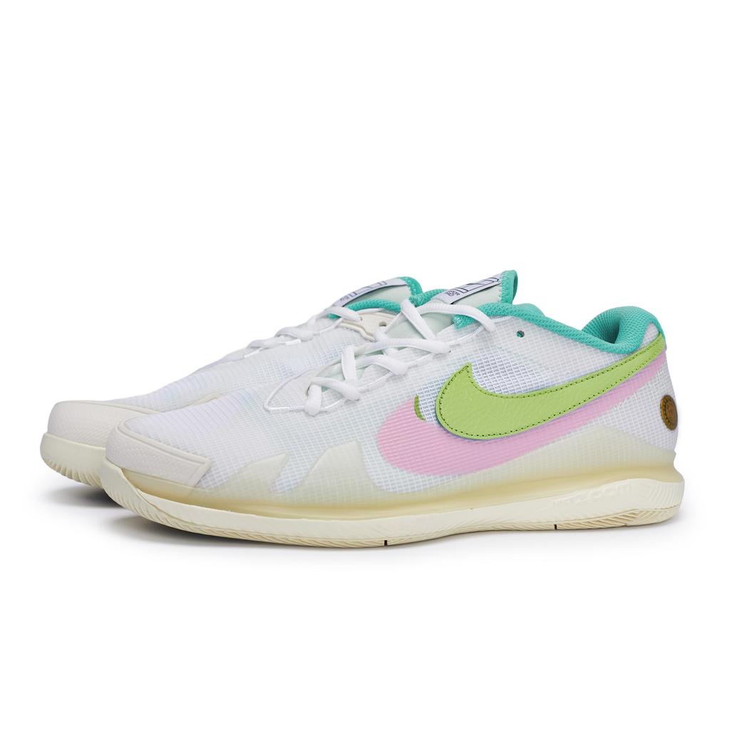 Nike Air Zoom Vapor Pro Slip Resistant Abrasion Resistant Low top Tennis Shoes Unisex White Pink Green HM3705-141(Team80-SBOX)