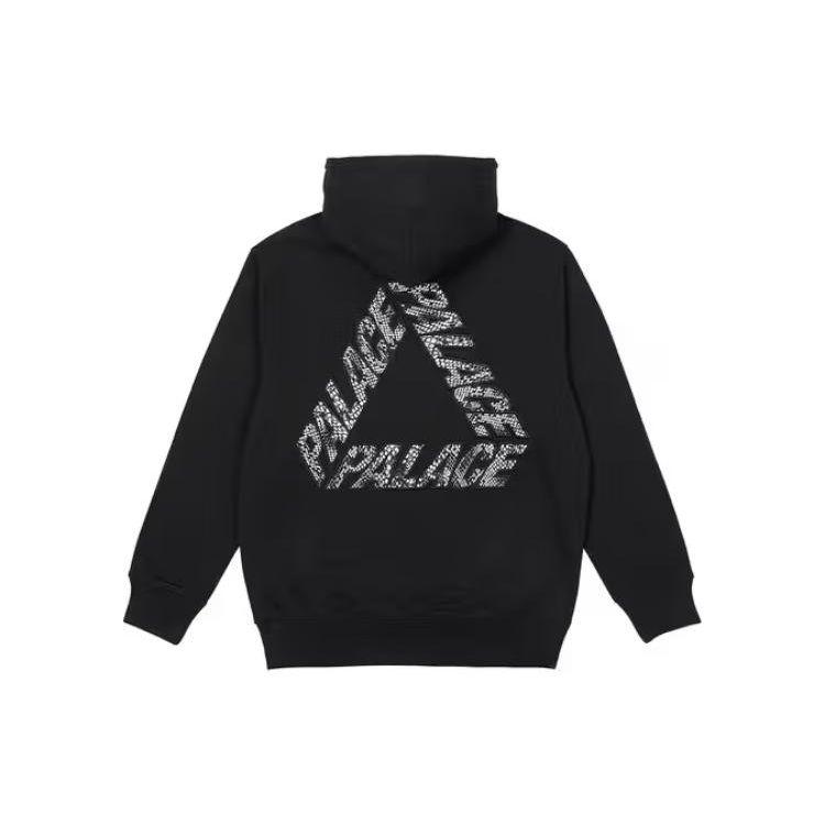 Palace P-3 Snake Appliqué Hood Black Unisex Tops P22CS174