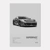 Famous Cars 812 458 296 Canvas Wall Art Print Poster 599XX SP3 F8 Decoration Mural Modern Home Decor Birthday Gift Unframed
