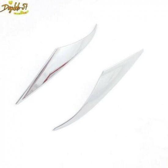 For Chevrolet Equinox 2017-21 Chrome Front Fog Lamp Light Eyebrow Cover Trim New