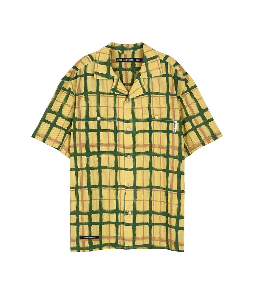 ADSB ANDERSSON BELL Rothko Open Collar Shirt Atb1525M(Yellow)
