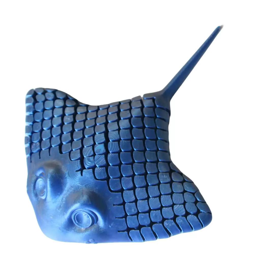 3D Printed Aquatic Animal -Bionic Manta Ray Stingray Boy Relief Desktop Decoration Flexible Sea Creature Gifts for Everyone