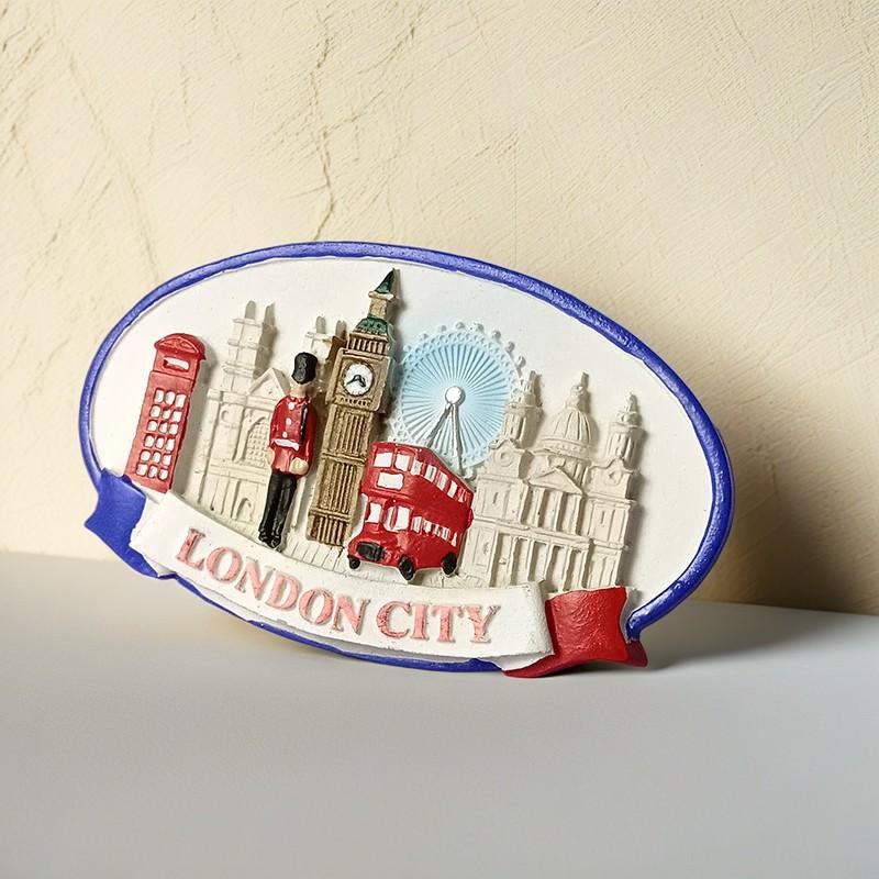 Europe  UK London 3D Refrigerator Stickers Fridge Magnets Tourist Attractions  Refrigerator Stickers Souvenirs London Handmade C