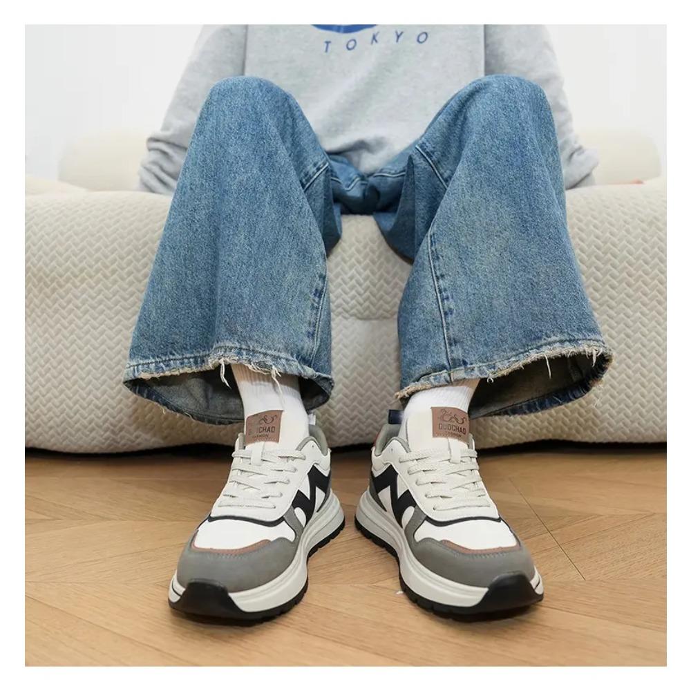 New Spring Autumn Men S Breathable Mesh Sports Shoes Korean Style Lightweight Casual Shoes Soft Bottom Running 39