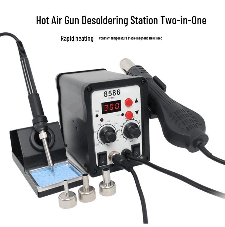 Neutral 8586 Two-in-One Hot Air Gun & Soldering Station, 858D/868D Models, Free Shipping