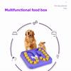 Pet Feeder Dog Toys Slow Food Plate Interactive Toy Antislip Food Dispenser Increase Puppy IQ Training Supplies Pet Accessories
