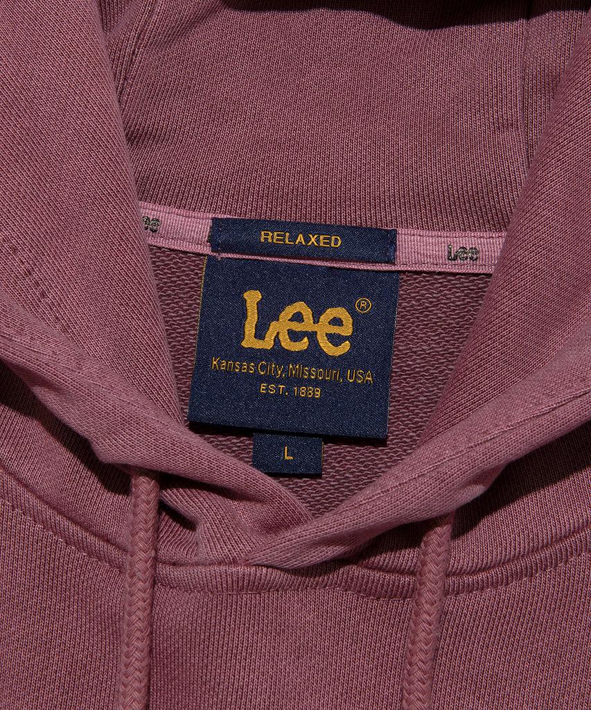 Dye Label Hoodie Pigment Pink