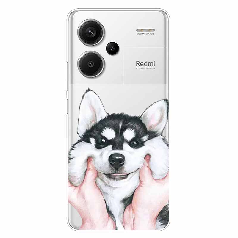 For Redmi Note 13 Pro Plus 5G Case Clear TPU Soft Back Cover for Xiaomi Redmi Note 13 Pro+ 5G Transparent Silicone Cases Funda