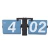 Flip Clock PVC Stainless Steel Battery Powered Retro Mechanical Digital Automatic Flip Down Desk