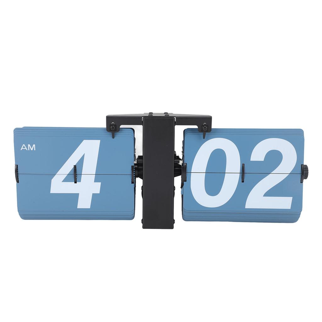 Flip Clock PVC Stainless Steel Battery Powered Retro Mechanical Digital Automatic Flip Down Desk