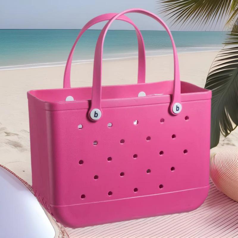 Macaron EVA Portable Washable Pet Basket - Lightweight and Large Capacity Storage Bag for Outdoor Use