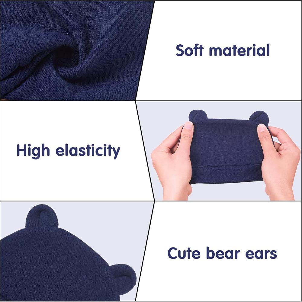 6 Stück/Set Neugeborenen Bärenohren Babymütze, 0-3 Monate Männliches Baby Weibliches Baby Kleinkindmütze, Baby Strickmützen, Geeignet für den täglichen Gebrauch