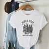 Girls Trip Salem Graphic Tops Cute Funny Witch Tee Cotton Unisex Vintage Fall Halloween Top Short Sleeve Spooky Season Tshirt
