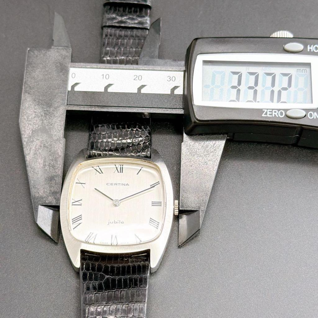 Used [Rare/Good Condition] Certina Jubilee C Line Gray Manual Winding Men's Watch