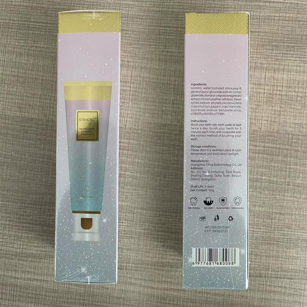 Whitening-Zahnpasta, BodyAccel Intensive Whitening-Zahnpasta mit natürlicher, sanfter Pflege, Tiefenfleckenentfernung, Clean Peach, verbessert die Gesundheit, frischer Atem
