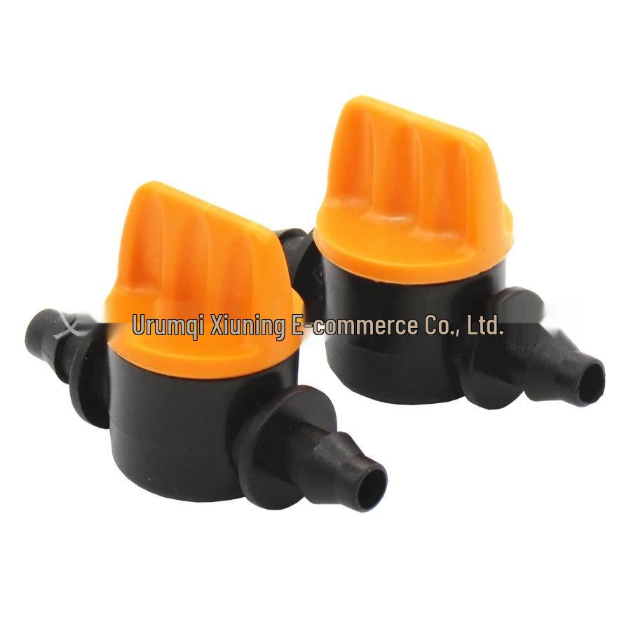 4/7mm Doppel Widerhaken Mini Ventil für Balkon Hof Mikro-Sprüh Tropfbewässerung