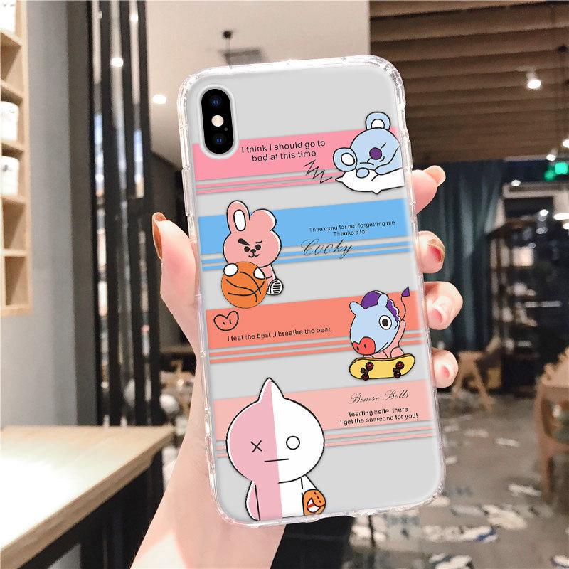 Ins Small Fresh iPhone17promax Suitable for Apple 16Pro Air Cushion Anti-drop 14 Transparent Mobile Phone Case Xr