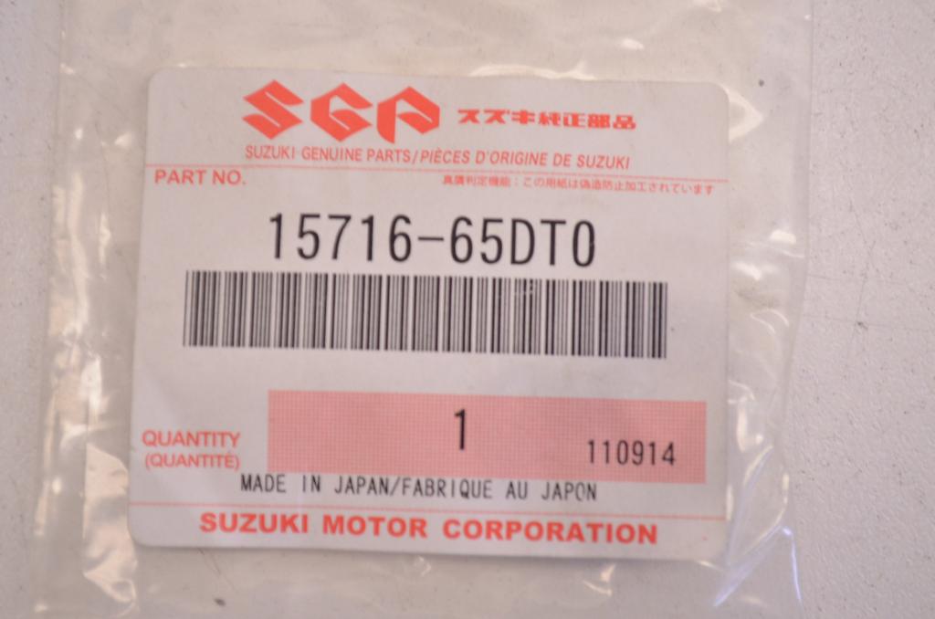 Original Suzuki Kraftstoffeinspritzdüsen-Dichtring-Satz Nummer (Teil 15716-65DT0)