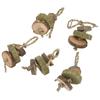5Pcs Rabbit Chewing Grass Cake Skewers Safe Healthy Pet Snacks Toys for Pet Rabbits Hamster