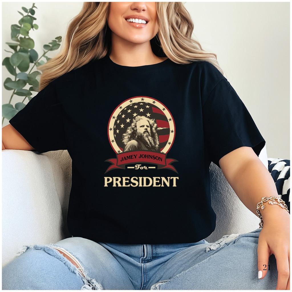 Jamey Johnson For President Tshirt size S-5XL L