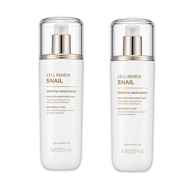 MISSHA Cellinew Snail Essential Moisturizer 130ml, Treatment 130ml, Cream 50ml, Sleeping Mask 110ml  (16 Options)
