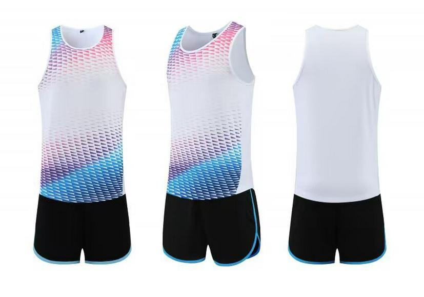 Unisex schnelltrocknende schweißableitende Leichtathletik-Teamuniform-Sets für die Schule und das Marathon-Training
