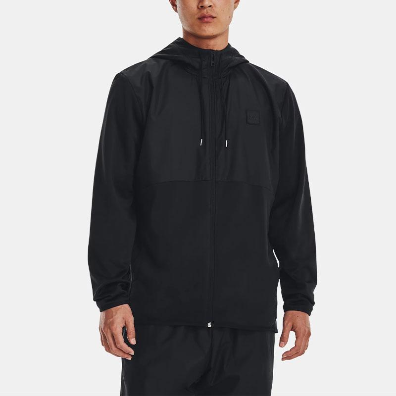Under Armour Storm Fleece Full-Zip Solid Waterproof Breathable Hooded Jacket Men Outerwear Black 1373850-001