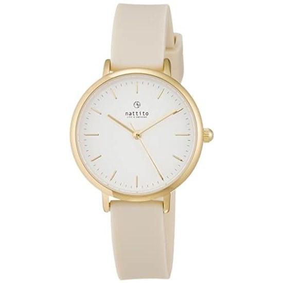 Fieldwork Watch Analog NF Soira Nickel-Free Silicone Belt YM031-1 Womens White