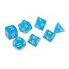 7 Pieces Polyhedral Set D6 D8 D10 D12 D20 Board Games Toy Gift