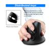 2.4G Wireless Vertical Mouse Computer Right Hand AA Battery 2400DPI Gaming Mouse 6 Buttons Optical Ergonomic Mice
