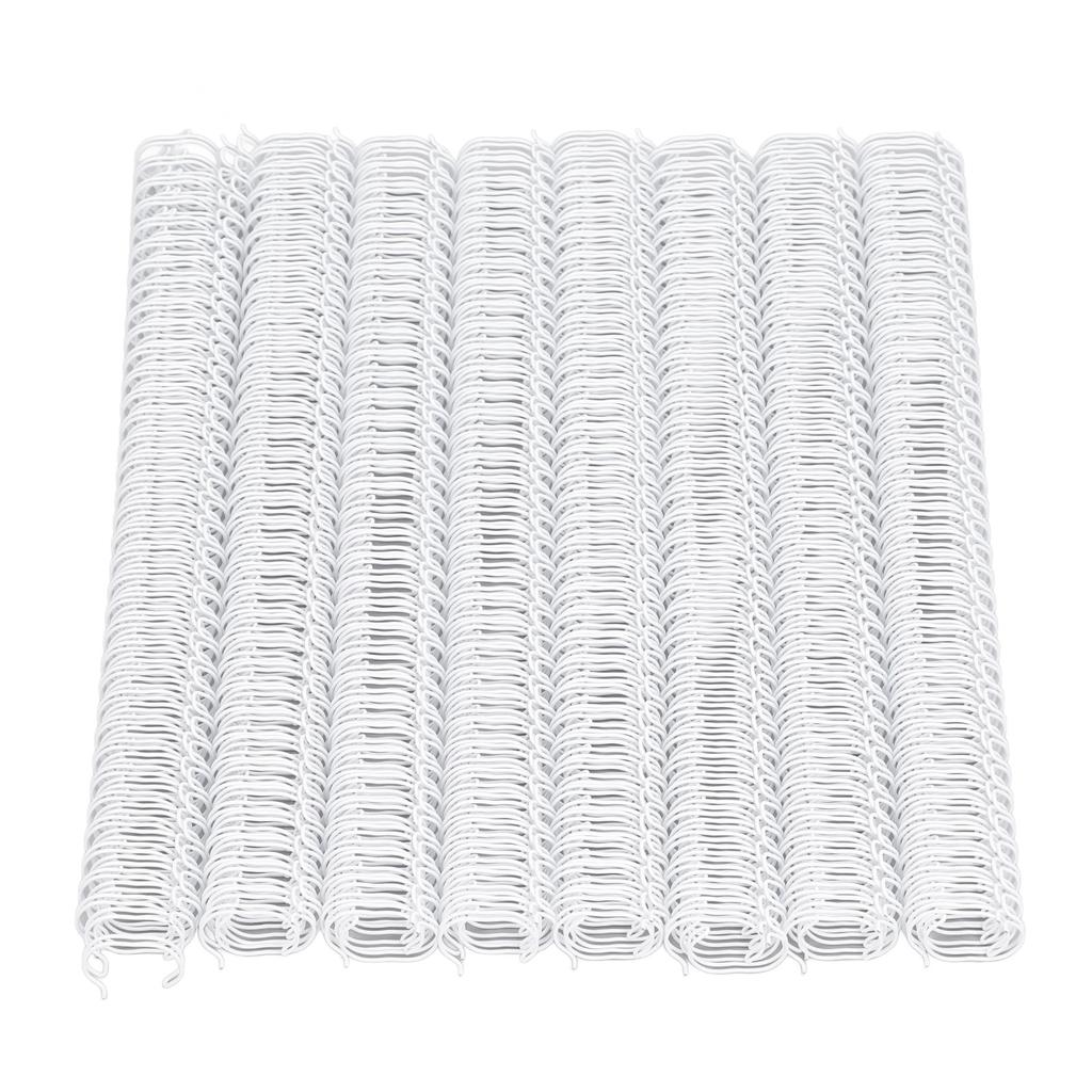 100PCS Double   Wire Binding Spines 9Celsius16 Inch 34   3:1 Pitch 120 Sheet Capacity   Spiral Binding Coil for Student Coworker