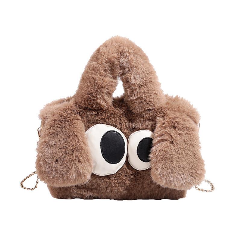 Plush Cartoon Childrens Shoulder Bag With Breathable Material For Kindergarten Kids