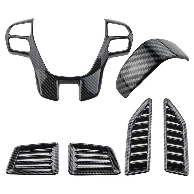 For Ford Ranger 2018- Everest - AT Steering Wheel Trim Center Console Decoration Sticker Interior Cover Accessories
