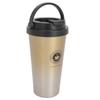 Isolerad kaffemugg med lock Resa Rostfri stålkaffekopp Bärbar Isolerad Bilkaffekopp