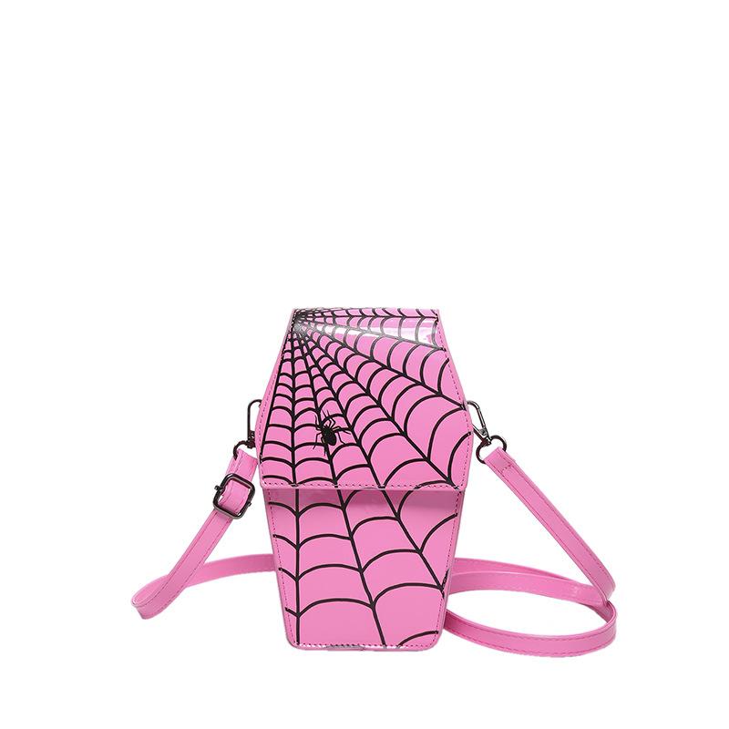 Halloween Funny Small Bag Women 2025 New European and American Fashion Personality Spider Fun Shoulder Small Square Bag