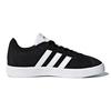 adidas Neo VL Court 2.0 K Low Top Skateboard Shoes Black White Kids' DB1827