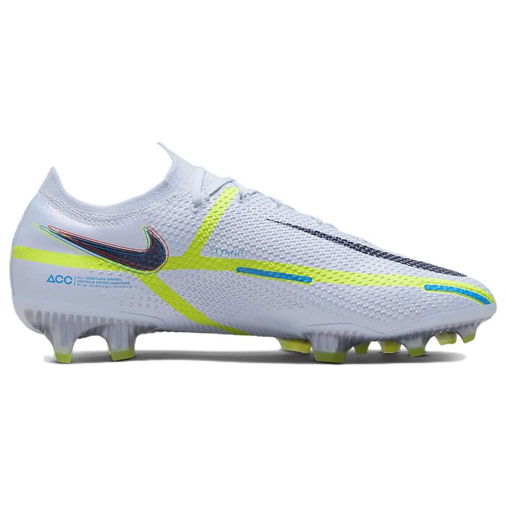 Nike Phantom GT2 Elite FG Grey Volt Unisex Sneakers Football-Grey Light-Marine Blackened-Blue CZ9890-054
