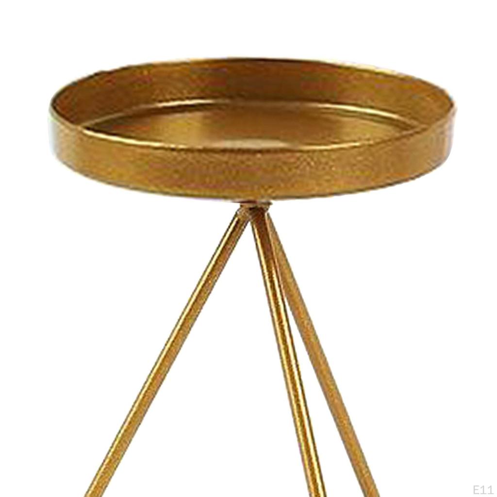 1 piece Tealight Holder, Votive Candle Holders, Metal Geometric Shape Decorative Holder for