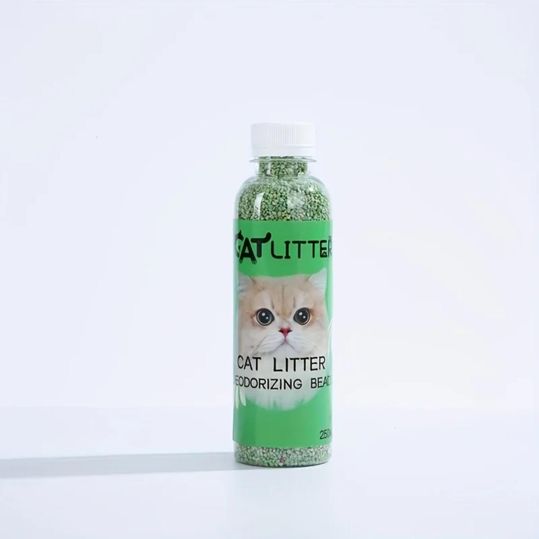 A Bottle of Cat Litter Deodorizing Beads - Make Your Home Smell Comfortable and Remove Odors 2026 зелёный
