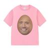 Lustige Dwayne Johnson Schauspieler Meme T-Shirts Unisex O-Ausschnitt Mode Kurzarm T-Shirt Unisex Lässig Baumwolle Hohe Qualität T-Shirt Oberteile